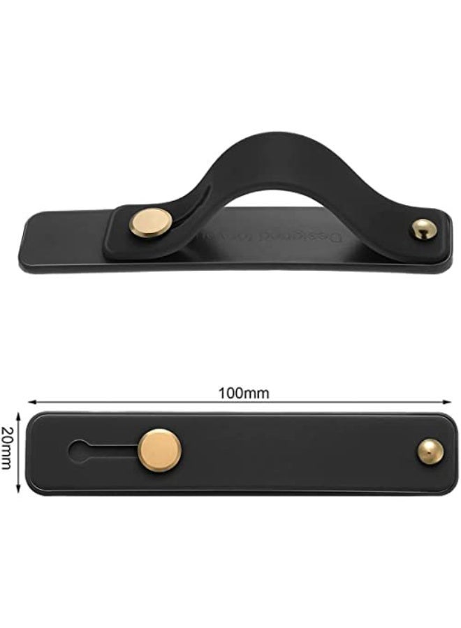 CLENEA 6Pcs Cell Phone Grip Straps, Phone Finger Grips, Soft and Durable, Easy To Install, Smooth Surface, Retractable Design, Can Be Used In Phone Cases, Suitable for Most Phones and Tablets, 6 Colors - Image 2